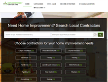 Tablet Screenshot of homeimprovementcontractors.org